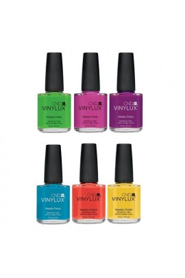 CND Vinylux Weekly Polish - Paradise Collection - ALL 6 Colors - 0.5oz / 15ml EACH