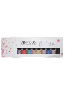 CND Vinylux Weekly Polish - Flirtation Summer 2016 Collection - Mini 9pc Set - 3.7ml / 0.125oz Each