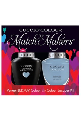 Cuccio Match Makers - Veneer LED/UV Colour & Colour Lacquer - Color Cruise Collection - All Tide Up! - 0.43oz / 13ml each