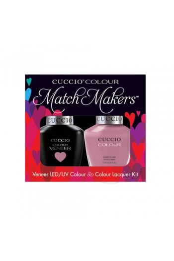 Cuccio Match Makers - Veneer LED/UV Colour & Colour Lacquer - Bali Bliss - 0.43oz / 13ml each