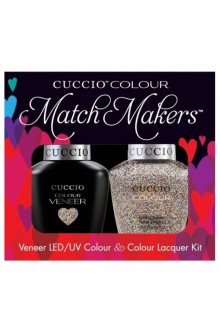 Cuccio Match Makers - Veneer LED/UV Colour & Colour Lacquer - Bean There Done That - 0.43oz / 13ml each
