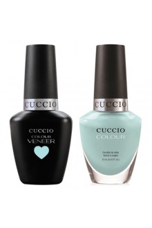 Cuccio Match Makers - Veneer LED/UV Colour & Colour Lacquer - Blue Hawaiian - 0.43oz / 13ml each