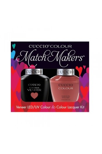 Cuccio Match Makers - Veneer LED/UV Colour & Colour Lacquer - Boston Cream Pie - 0.43oz / 13ml each Cuccio Match Makers - Veneer LED/UV Colour & Colour Lacquer - Boston Cream Pie - 0.43oz / 13ml each