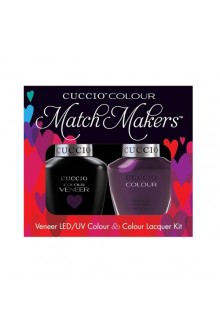 Cuccio Match Makers - Veneer LED/UV Colour & Colour Lacquer - Brooklyn Never Sleeps - 0.43oz / 13ml each
