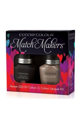 Cuccio Match Makers - Veneer LED/UV Colour & Colour Lacquer - Cream & Sugar - 0.43oz / 13ml