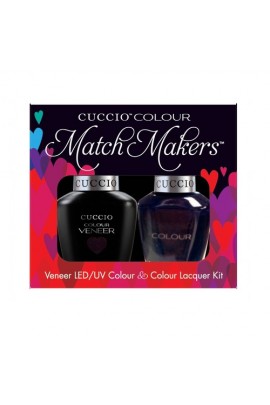 Cuccio Match Makers - Veneer LED/UV Colour & Colour Lacquer - Dancing Queen 6164 - 0.43oz / 13ml each