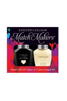 Cuccio Match Makers - Veneer LED/UV Colour & Colour Lacquer - Fair Game 6171 - 0.43oz / 13ml each