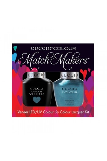 Cuccio Match Makers - Veneer LED/UV Colour & Colour Lacquer - Fountains Of Versailles - 0.43oz / 13ml each Cuccio Match Makers - Veneer LED/UV Colour & Colour Lacquer - Fountains Of Versailles - 0.43oz / 13ml each