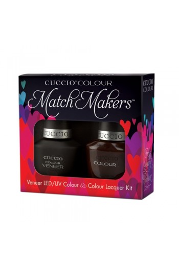 Cuccio Match Makers - Veneer LED/UV Colour & Colour Lacquer - French Pressed for Time - 0.43oz / 13ml each