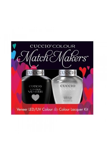 Cuccio Match Makers - Veneer LED/UV Colour & Colour Lacquer - Hong Kong Harbor - 0.43oz / 13ml each