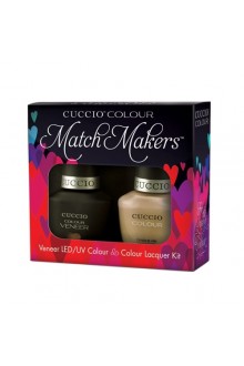 Cuccio Match Makers - Veneer LED/UV Colour & Colour Lacquer - Java Va Voom - 0.43oz / 13ml each