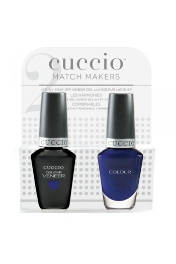 Cuccio Match Makers - Veneer LED/UV Colour & Colour Lacquer - Lauren Blucall - 0.43oz / 13ml each Cuccio Match Makers - Veneer LED/UV Colour & Colour Lacquer - Lauren Blucall - 0.43oz / 13ml each