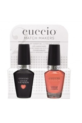 Cuccio Match Makers - Veneer LED/UV Colour & Colour Lacquer - Long Island - 0.43oz / 13ml each