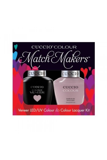 Cuccio Match Makers - Veneer LED/UV Colour & Colour Lacquer - Longing For London - 0.43oz / 13ml each