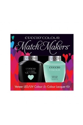 Cuccio Match Makers - Veneer LED/UV Colour & Colour Lacquer - Mint Condition - 0.43oz / 13ml each