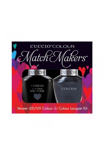 Cuccio Match Makers - Veneer LED/UV Colour & Colour Lacquer - Nantucket Navy - 0.43oz / 13ml each