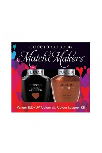 Cuccio Match Makers - Veneer LED/UV Colour & Colour Lacquer - Never Can Say Mumbai - 0.43oz / 13ml each Cuccio Match Makers - Veneer LED/UV Colour & Colour Lacquer - Never Can Say Mumbai - 0.43oz / 13ml each