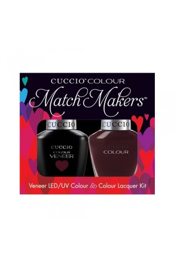 Cuccio Match Makers - Veneer LED/UV Colour & Colour Lacquer - Nights In Napoli - 0.43oz / 13ml each