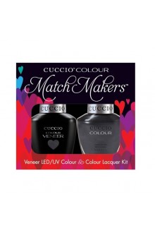 Cuccio Match Makers - Veneer LED/UV Colour & Colour Lacquer - Oh My Prague - 0.43oz / 13ml each