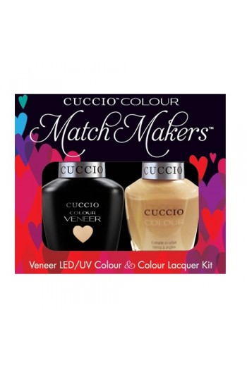 Cuccio Match Makers - Veneer LED/UV Colour & Colour Lacquer - Oh Naturale 6174 - 0.43oz / 13ml each