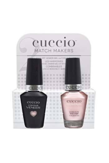 Cuccio Match Makers - Veneer LED/UV Colour & Colour Lacquer - Pink Champagne - 0.43oz / 13ml each Cuccio Match Makers - Veneer LED/UV Colour & Colour Lacquer - Pink Champagne - 0.43oz / 13ml each