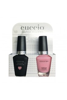 Cuccio Match Makers - Veneer LED/UV Colour & Colour Lacquer - Pink Lady - 0.43oz / 13ml each