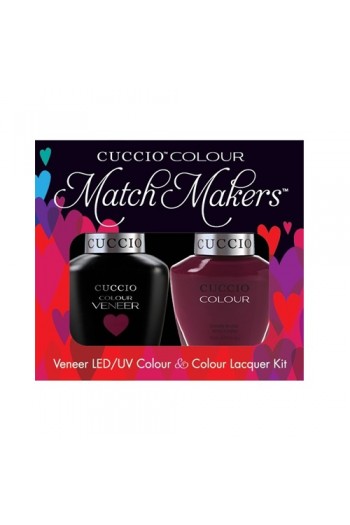 Cuccio Match Makers - Veneer LED/UV Colour & Colour Lacquer - Playing In Playa Del Carmen - 0.43oz / 13ml each