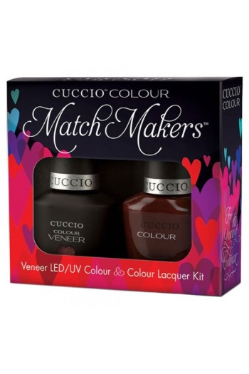 Cuccio Match Makers - Veneer LED/UV Colour & Colour Lacquer - Italian Collection - Pompeii It Forward - 0.43oz / 13ml each