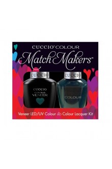Cuccio Match Makers - Veneer LED/UV Colour & Colour Lacquer - Prince I've Been Gone 6169 - 0.43oz / 13ml each