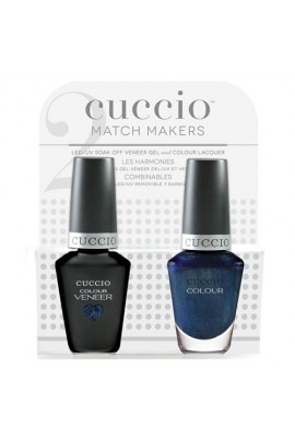 Cuccio Match Makers - Veneer LED/UV Colour & Colour Lacquer - Private Eye - 0.43oz / 13ml each