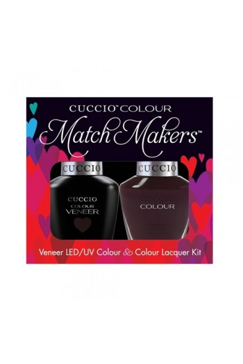 Cuccio Match Makers - Veneer LED/UV Colour & Colour Lacquer - Romania After Dark - 0.43oz / 13ml each