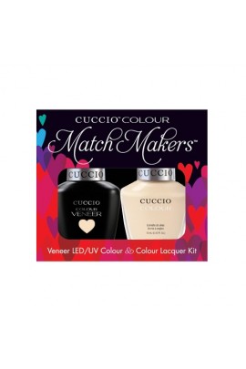 Cuccio Match Makers - Veneer LED/UV Colour & Colour Lacquer - So So Sofia - 0.43oz / 13ml each