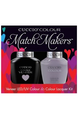 Cuccio Match Makers - Veneer LED/UV Colour & Colour Lacquer - Soul Surfer - 0.43oz / 13ml each