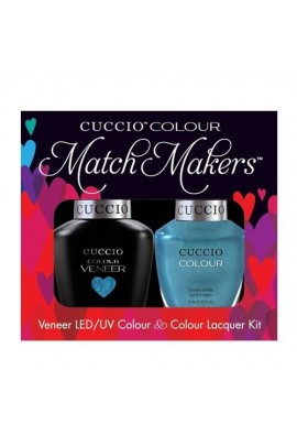 Cuccio Match Makers - Veneer LED/UV Colour & Colour Lacquer - Sugar Daddy 6162 - 0.43oz / 13ml each