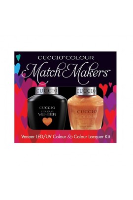Cuccio Match Makers - Veneer LED/UV Colour & Colour Lacquer - Sun Kissed 6176 - 0.43oz / 13ml each