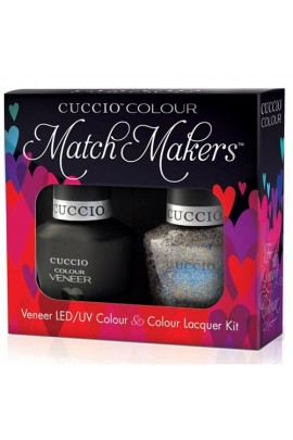Cuccio Match Makers - Veneer LED/UV Colour & Colour Lacquer - Surprise - 0.43oz / 13ml each