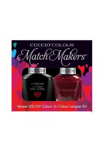 Cuccio Match Makers - Veneer LED/UV Colour & Colour Lacquer - That's So Kingky 6166 - 0.43oz / 13ml each
