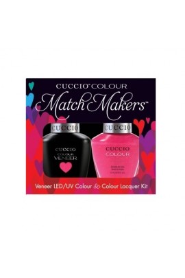 Cuccio Match Makers - Veneer LED/UV Colour & Colour Lacquer - Totally Tokyo - 0.43oz / 13ml each
