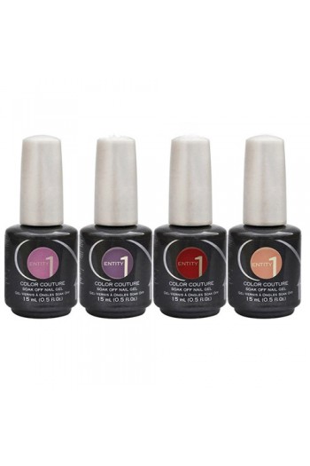 Entity One Color Couture Soak Off Gel Polish - Now Trending 2016 Collection - ALL 4 Colors - 0.5oz / 15ml EACH