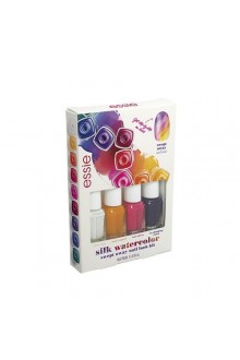 Essie Nail Polish - 2015 Silk Watercolor Collection - Swept Away Nail Look Kit - 4 x 0.16oz