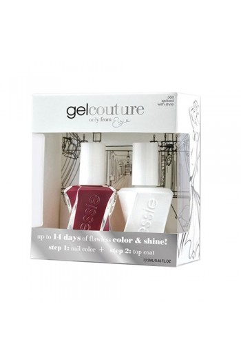 Essie Gel Couture - Spiked With Style DUO - 13.5ml / 0.46oz EACH
