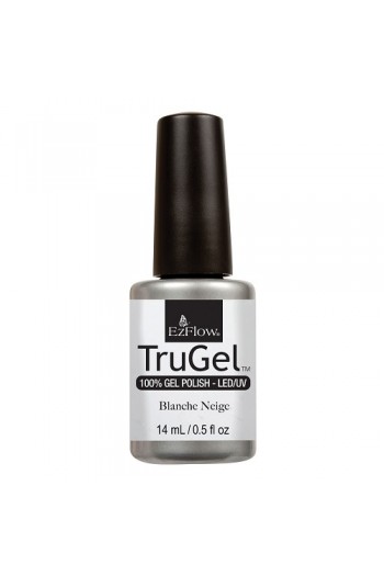 EzFlow TruGel LED/UV Gel Polish - French Remix Collection - Blanche Neige - 0.5oz / 14ml