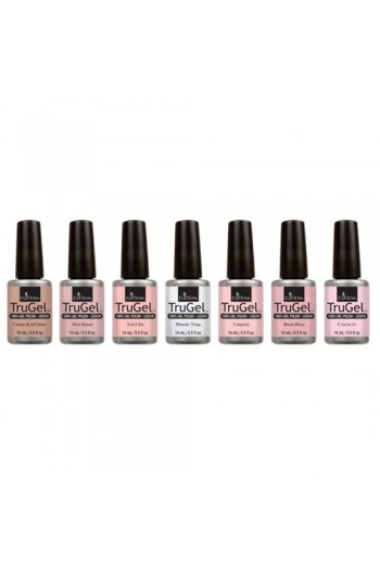 EzFlow TruGel LED/UV Gel Polish - French Remix Collection - All 7 Colors - 14ml / 0.5oz Each