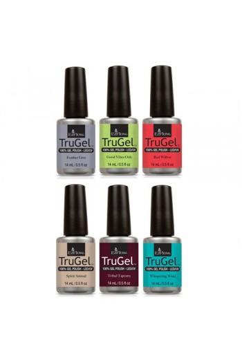 EzFlow TruGel LED/UV Gel Polish - Visions Fall 2016 Collection - All 6 Colors - 14ml / 0.5oz Each