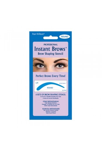 Fran Wilson Makeup - Instant Brows - Brow Shaping Stencil - Round