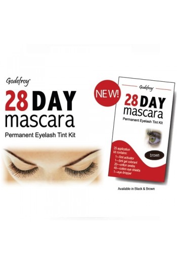 Godefroy 28 Day Mascara Permanent Eyelash Kit - Brown