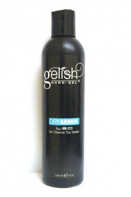 Nail Harmony Gelish Dry Armor LED No Cleanse Top Sealer- 8oz / 240ml