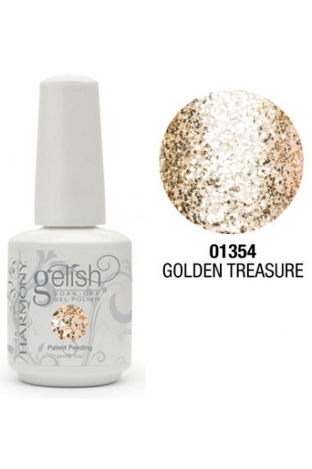 Nail Harmony Gelish - Golden Treasure - 0.5oz / 15ml