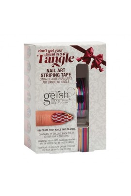 Nail Harmony Gelish - Wrapped in Glamour Holiday 2016 Collection - Nail Art Striping Tape - 15 Colors