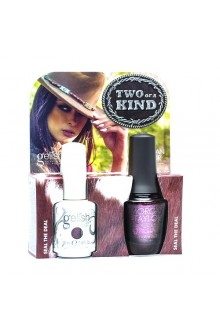 Nail Harmony Gelish & Morgan Taylor - Two of a Kind - Urban Cowgirl Collection - Seal The Deal 01097